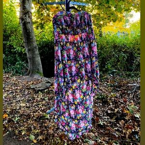 Torrid Size 5 Floral Strapless High Low Dress